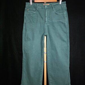 Judy Blue "The Real Teal" Tummy Control Wide Leg Crops 15/32